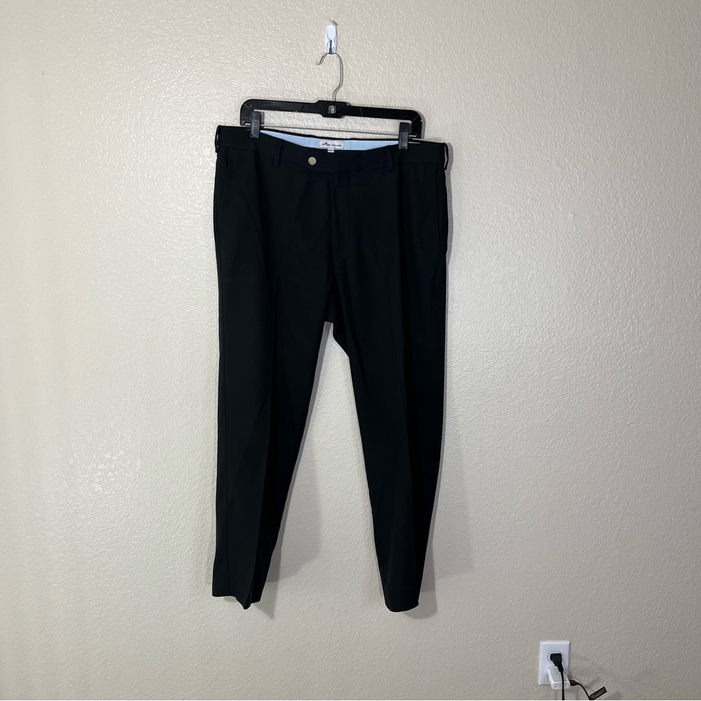 Peter Millar Mens Black Stretch Golf Chino Pants 34x28